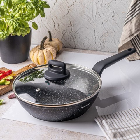 PATELNIA GŁĘBOKA Z POWŁOKĄ MARMUROWĄ 24CM KLAUSBERG KB-7666 PATELNIA GŁĘBOKA Z POWŁOKĄ MARMUROWĄ 24CM KLAUSBERG KB-7666