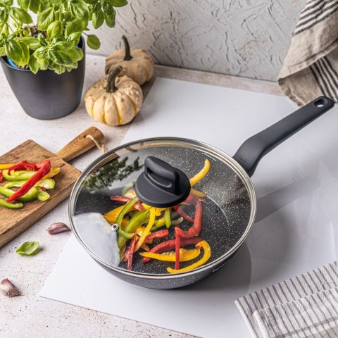PATELNIA GŁĘBOKA Z POWŁOKĄ MARMUROWĄ 24CM KLAUSBERG KB-7666 PATELNIA GŁĘBOKA Z POWŁOKĄ MARMUROWĄ 24CM KLAUSBERG KB-7666