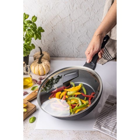 PATELNIA GŁĘBOKA Z POWŁOKĄ MARMUROWĄ NON-STICK 24CM KLAUSBERG KB-7691 PATELNIA GŁĘBOKA Z POWŁOKĄ MARMUROWĄ NON-STICK 24CM KLAUSBERG KB-7691