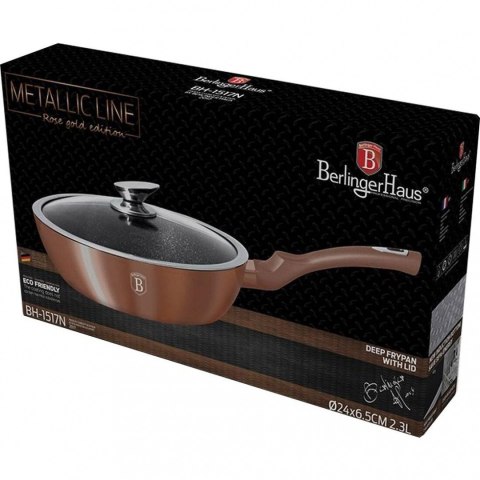 PATELNIA GRANITOWA 24CM BERLINGER HAUS METALLIC LINE COPPER BH-1517N PATELNIA GRANITOWA 24CM BERLINGER HAUS METALLIC LINE COPPER BH-1517N