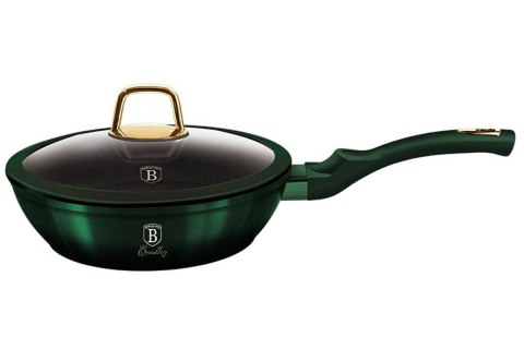PATELNIA GRANITOWA 24CM Z POKRYWKĄ BERLINGER HAUS METALLIC LINE EMERALD BH-6049 PATELNIA GRANITOWA 24CM Z POKRYWKĄ BERLINGER HAUS METALLIC LINE EMERALD BH-6049