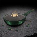 PATELNIA GRANITOWA 24CM Z POKRYWKĄ BERLINGER HAUS METALLIC LINE EMERALD BH-6049