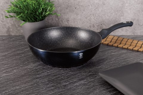 PATELNIA GRANITOWA / WOK 30CM BERLINGER HAUS METALLIC LINE AQUAMARINE BH-6114 PATELNIA GRANITOWA / WOK 30CM BERLINGER HAUS METALLIC LINE AQUAMARINE BH-6114