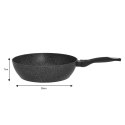 PATELNIA GRANITOWA GŁĘBOKA 28CM KLAUSBERG MARMO GOLD KB-7294