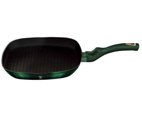 PATELNIA GRANITOWA GRILLOWA 28x28CM BERLINGER HAUS METALLIC LINE EMERALD BH-6050 PATELNIA GRANITOWA GRILLOWA 28x28CM BERLINGER HAUS METALLIC LINE EMERALD BH-6050