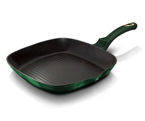 PATELNIA GRANITOWA GRILLOWA 28x28CM BERLINGER HAUS METALLIC LINE EMERALD BH-6050 PATELNIA GRANITOWA GRILLOWA 28x28CM BERLINGER HAUS METALLIC LINE EMERALD BH-6050