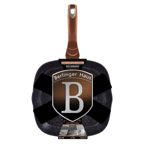 PATELNIA GRILLOWA 28x28cm BERLINGER HAUS ROSE GOLD NOIR BH-1889 PATELNIA GRILLOWA 28x28cm BERLINGER HAUS ROSE GOLD NOIR BH-1889