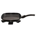 PATELNIA GRILLOWA GRANITOWA BERLINGER HAUS BLACK SILVER BH-1846