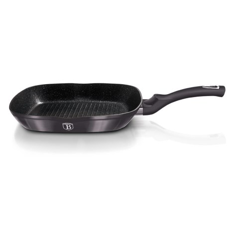 PATELNIA GRILLOWA Z POWŁ. GRANITOWĄ 28x28cm BERLINGER HAUS Carbon Pro BH-6901 PATELNIA GRILLOWA Z POWŁ. GRANITOWĄ 28x28cm BERLINGER HAUS Carbon Pro BH-6901