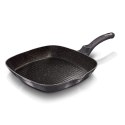 PATELNIA GRILLOWA Z POWŁ. GRANITOWĄ 28x28cm BERLINGER HAUS Carbon Pro BH-6901