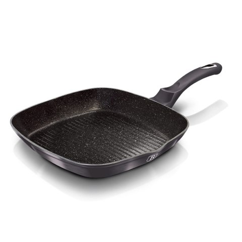 PATELNIA GRILLOWA Z POWŁ. GRANITOWĄ 28x28cm BERLINGER HAUS Carbon Pro BH-6901 PATELNIA GRILLOWA Z POWŁ. GRANITOWĄ 28x28cm BERLINGER HAUS Carbon Pro BH-6901