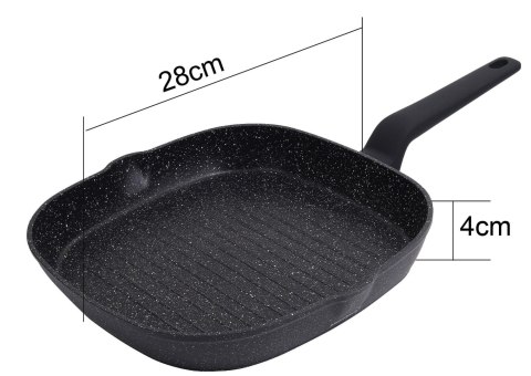PATELNIA GRILLOWA Z POWŁOKĄ MARMUROWĄ 28CM KLAUSBERG KB-7662 PATELNIA GRILLOWA Z POWŁOKĄ MARMUROWĄ 28CM KLAUSBERG KB-7662