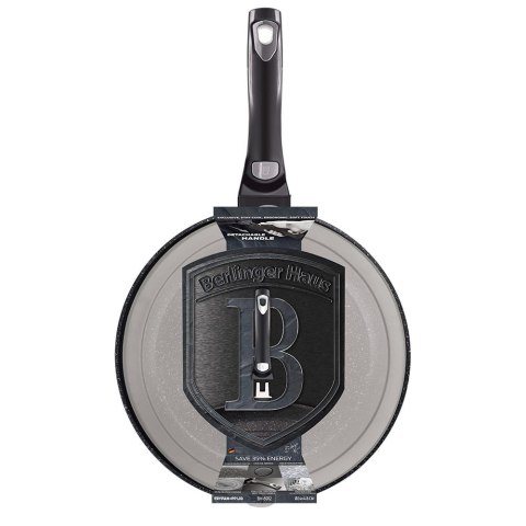 PATELNIA Z POWŁ. GRANITOWĄ Z ODPINANĄ RĄCZKĄ 24cm BERLINGER HAUS Carbon Pro BH-6912 PATELNIA Z POWŁ. GRANITOWĄ Z ODPINANĄ RĄCZKĄ 24cm BERLINGER HAUS Carbon Pro BH-6912