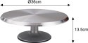 PATERA OBROTOWA DO CIAST TORTU BABECZEK 25,5CM KLAUSBERG KB-7771 PATERA OBROTOWA DO CIAST TORTU BABECZEK 25,5CM KLAUSBERG KB-7771