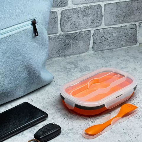POJEMNIK LUNCHBOX SILIKONOWY 800ml 1-KOMOROWY KLAUSBERG KB-7022 POJEMNIK LUNCHBOX SILIKONOWY 800ml 1-KOMOROWY KLAUSBERG KB-7022