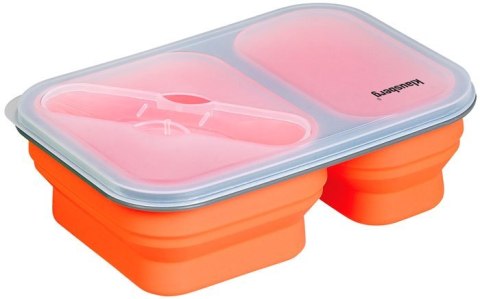 POJEMNIK LUNCHBOX SILIKONOWY 900ml 2-KOMOROWY KLAUSBERG KB-7023 POJEMNIK LUNCHBOX SILIKONOWY 900ml 2-KOMOROWY KLAUSBERG KB-7023