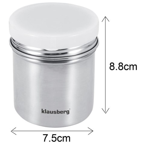 POJEMNIK SHAKER DO POSYPYWANIA CUKRU 260ML KLAUSBERG KB-7645 POJEMNIK SHAKER DO POSYPYWANIA CUKRU 260ML KLAUSBERG KB-7645