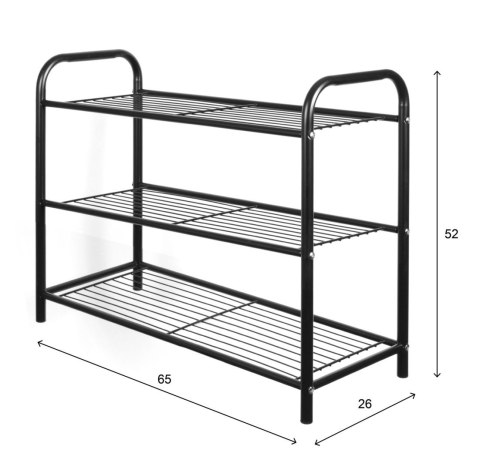 PÓŁKA REGAŁ STOJAK NA BUTY 65 X 52 X 26CM BRUNBESTE BB-2596 PÓŁKA REGAŁ STOJAK NA BUTY 65 X 52 X 26CM BRUNBESTE BB-2596