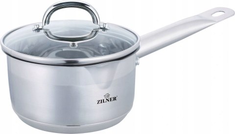 RONDEL STALOWY 0.6L / 12CM Z WYLEWKĄ ZILNER ZL-6111 RONDEL STALOWY 0.6L / 12CM Z WYLEWKĄ ZILNER ZL-6111