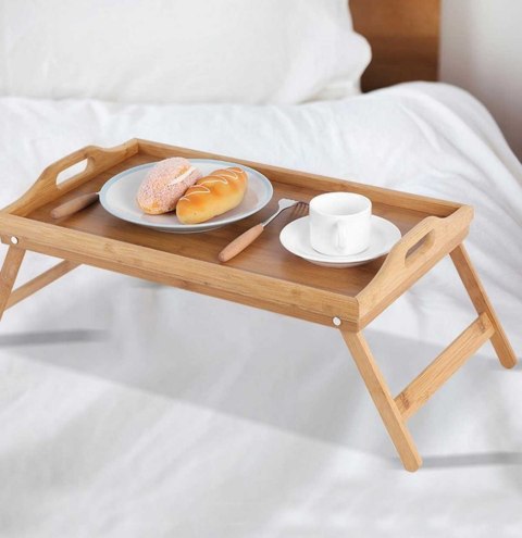 STOLIK ŚNIADANIOWY DO ŁÓŻKA POD LAPTOPA 50x30x7cm KiNGHOFF KH-1502 STOLIK ŚNIADANIOWY DO ŁÓŻKA POD LAPTOPA 50x30x7cm KiNGHOFF KH-1502
