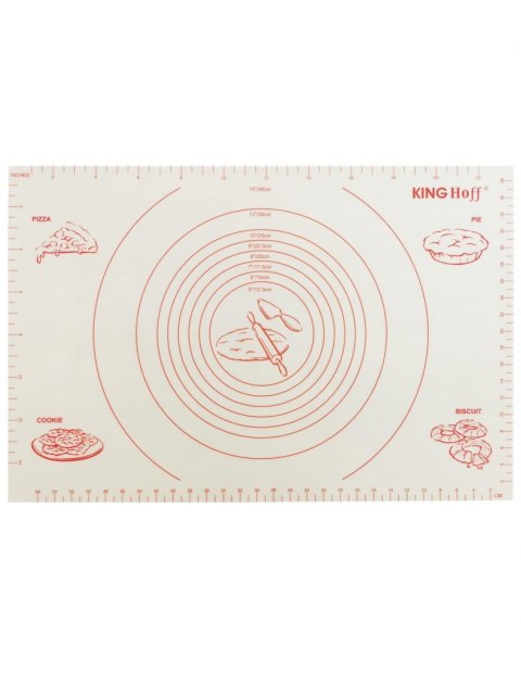STOLNICA SILIKONOWA 60x40cm MATA KUCHENNA BIAŁA KINGHOFF KH-1537 STOLNICA SILIKONOWA 60x40cm MATA KUCHENNA BIAŁA KINGHOFF KH-1537