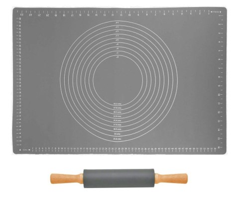 STOLNICA SILIKONOWA 60 x 40cm + WAŁEK BRUNBESTE BB-1528 STOLNICA SILIKONOWA 60 x 40cm + WAŁEK BRUNBESTE BB-1528
