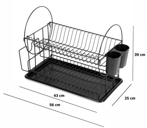 SUSZARKA DO NACZYŃ 2-POZIOMOWA 56 X 25 X 39 CM BRUNBESTE BB-3400 SUSZARKA DO NACZYŃ 2-POZIOMOWA 56 X 25 X 39 CM BRUNBESTE BB-3400