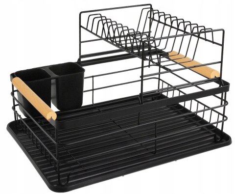 SUSZARKA DO NACZYŃ DWUPOZIOMOWA OCIEKACZ 41 X 30 X 27.5 CM BRUNBESTE BB-2334 SUSZARKA DO NACZYŃ DWUPOZIOMOWA OCIEKACZ 41 X 30 X 27.5 CM BRUNBESTE BB-2334