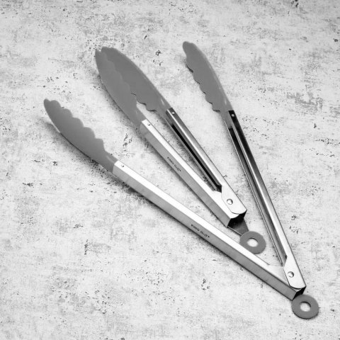 SZCZYPCE KUCHENNE NYLONOWE 23CM KINGHOFF KH-1741 SZARE SZCZYPCE KUCHENNE NYLONOWE 23CM KINGHOFF KH-1741 SZARE