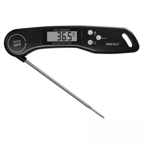 TERMOMETR ELEKTRONICZNY DO POTRAW -50-300C LCD KINGHOFF KH-1669 Czarny TERMOMETR ELEKTRONICZNY DO POTRAW -50-300C LCD KINGHOFF KH-1669 Czarny