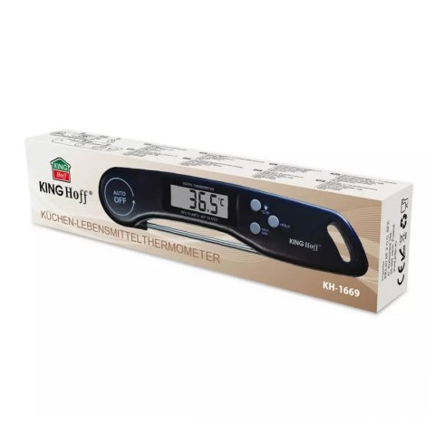 TERMOMETR ELEKTRONICZNY DO POTRAW -50-300C LCD KINGHOFF KH-1669 Czarny TERMOMETR ELEKTRONICZNY DO POTRAW -50-300C LCD KINGHOFF KH-1669 Czarny