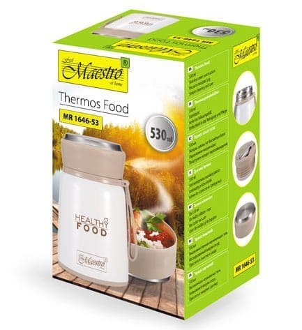 TERMOS OBIADOWY 800ml MAESTRO MR-1646-80 TERMOS OBIADOWY 800ml MAESTRO MR-1646-80