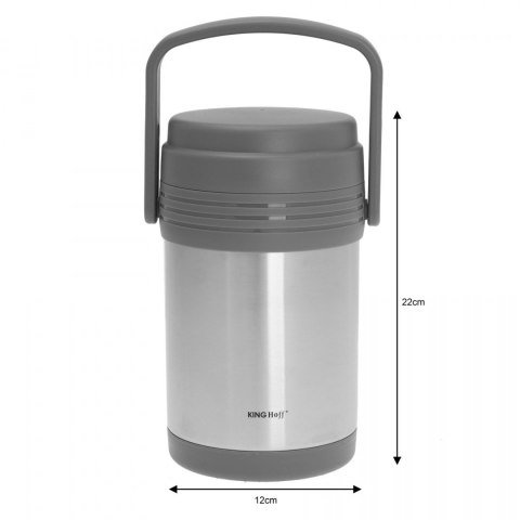 TERMOS OBIADOWY STALOWY KiNGHOFF 1.5L KH-4075 TERMOS OBIADOWY STALOWY KiNGHOFF 1.5L KH-4075