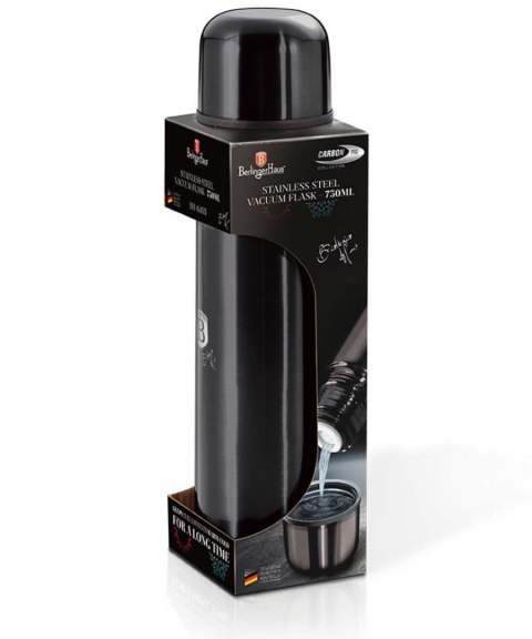 TERMOS STALOWY 0.75L BERLINGER HAUS METALLIC LINE CARBON PRO BH-6403 TERMOS STALOWY 0.75L BERLINGER HAUS METALLIC LINE CARBON PRO BH-6403