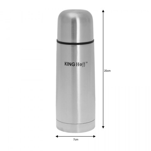 TERMOS STALOWY Z POKROWCEM 0,35L KiNGHOFF KH-4051 TERMOS STALOWY Z POKROWCEM 0,35L KiNGHOFF KH-4051