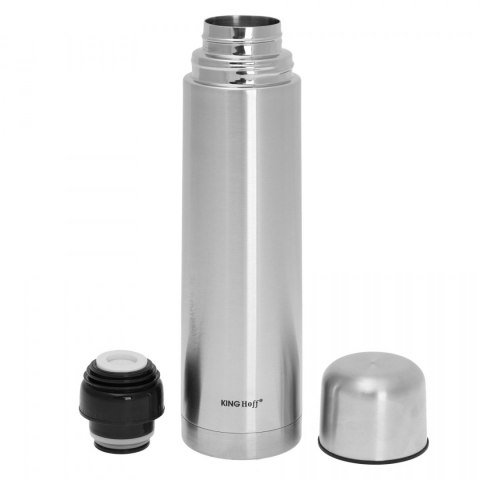 TERMOS STALOWY Z POKROWCEM 0,75L KiNGHOFF KH-4053 TERMOS STALOWY Z POKROWCEM 0,75L KiNGHOFF KH-4053