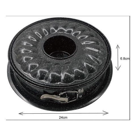 TORTOWNICA 24CM FORMA Z WKŁADEM DO PIECZENIA BABKI KINGHOFF KH-1778 TORTOWNICA 24CM FORMA Z WKŁADEM DO PIECZENIA BABKI KINGHOFF KH-1778