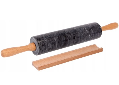 WAŁEK MARMUROWY DO CIASTA Z PODSTAWKĄ 46cm BRUNBESTE BB-3240 WAŁEK MARMUROWY DO CIASTA Z PODSTAWKĄ 46cm BRUNBESTE BB-3240