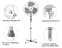 WENTYLATOR PODŁOGOWY KINGCOOL 40cm KC-2124 WENTYLATOR PODŁOGOWY KINGCOOL 40cm KC-2124
