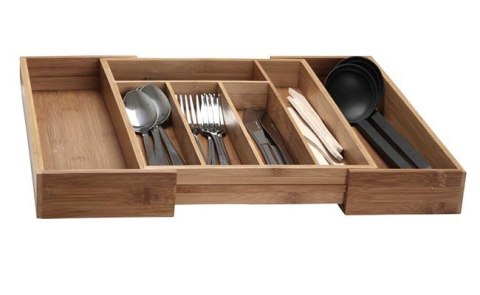 WKŁAD / ORGANIZER DO SZUFLADY NA SZTUĆCE ROZSUWANY 55/35x37cm BRUNBESTE BB-1576 WKŁAD / ORGANIZER DO SZUFLADY NA SZTUĆCE ROZSUWANY 55/35x37cm BRUNBESTE BB-1576
