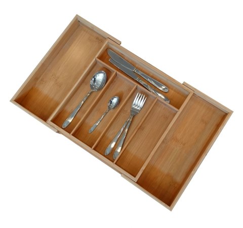 WKŁAD / ORGANIZER DO SZUFLADY NA SZTUĆCE ROZSUWANY 55/35x37cm BRUNBESTE BB-1576 WKŁAD / ORGANIZER DO SZUFLADY NA SZTUĆCE ROZSUWANY 55/35x37cm BRUNBESTE BB-1576