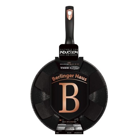 WOK GRANITOWY 30CM BERLINGER HAUS BLACK ROSE BH-6178 WOK GRANITOWY 30CM BERLINGER HAUS BLACK ROSE BH-6178