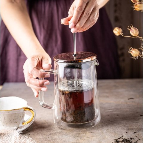 ZAPARZACZ DO KAWY HERBATY 0,60L FRENCH PRESS KLAUSBERG KB-7724 ZAPARZACZ DO KAWY HERBATY 0,60L FRENCH PRESS KLAUSBERG KB-7724