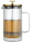 ZAPARZACZ DO KAWY HERBATY SZKLANY 1000ML FRENCH PRESS KLAUSBERG KB-7761 ZŁOTY ZAPARZACZ DO KAWY HERBATY SZKLANY 1000ML FRENCH PRESS KLAUSBERG KB-7761 ZŁOTY