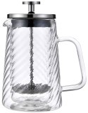 ZAPARZACZ DO KAWY HERBATY SZKLANY 1000ML FRENCH PRESS KLAUSBERG KB-7764 SREBRNY ZAPARZACZ DO KAWY HERBATY SZKLANY 1000ML FRENCH PRESS KLAUSBERG KB-7764 SREBRNY