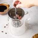 ZAPARZACZ DO KAWY HERBATY SZKLANY 1000ML FRENCH PRESS KLAUSBERG KB-7764 SREBRNY ZAPARZACZ DO KAWY HERBATY SZKLANY 1000ML FRENCH PRESS KLAUSBERG KB-7764 SREBRNY