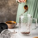 ZAPARZACZ DO KAWY HERBATY SZKLANY 1000ML FRENCH PRESS KLAUSBERG KB-7764 SREBRNY ZAPARZACZ DO KAWY HERBATY SZKLANY 1000ML FRENCH PRESS KLAUSBERG KB-7764 SREBRNY