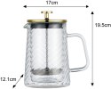 ZAPARZACZ DO KAWY HERBATY SZKLANY 600ML FRENCH PRESS KLAUSBERG KB-7766 ZŁOTY ZAPARZACZ DO KAWY HERBATY SZKLANY 600ML FRENCH PRESS KLAUSBERG KB-7766 ZŁOTY