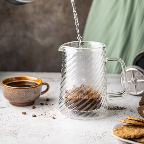 ZAPARZACZ DO KAWY HERBATY SZKLANY 600ML FRENCH PRESS KLAUSBERG KB-7766 ZŁOTY ZAPARZACZ DO KAWY HERBATY SZKLANY 600ML FRENCH PRESS KLAUSBERG KB-7766 ZŁOTY