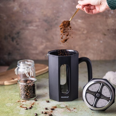 ZAPARZACZ DO KAWY/HERBATY 0,60L FRENCH PRESS KLAUSBERG KB-7677 ZAPARZACZ DO KAWY/HERBATY 0,60L FRENCH PRESS KLAUSBERG KB-7677